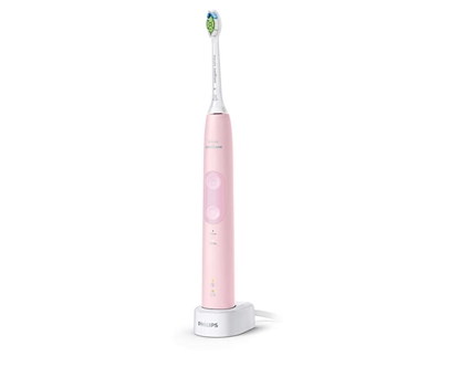 Picture of Philips Electric Toothbrush | HX6836/24 | Rechargeable | For adults | Number of brush heads included 1 | Number of teeth brushing modes 2 | Pastel pink