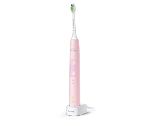 Изображение Philips Electric Toothbrush | HX6836/24 | Rechargeable | For adults | Number of brush heads included 1 | Number of teeth brushing modes 2 | Pastel pink