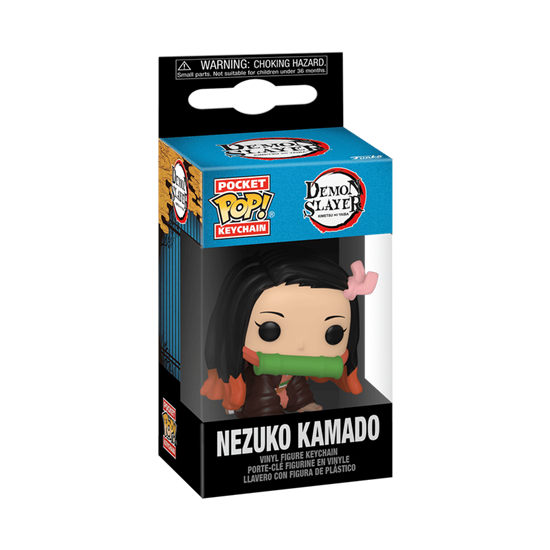 Изображение FUNKO POP! Raktų pakabutis: Demon Slayer- Nezuko Kamado, 10 cm