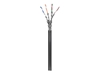 Picture of Goobay 77624 CAT 6 outdoor network cable, S/FTP (PiMF), black, 100m. | Goobay