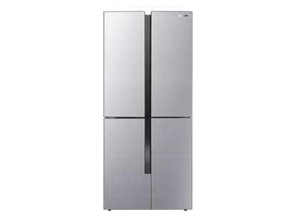 Изображение Gorenje Refrigerator | NRM8182MX | Energy efficiency class E | Free standing | Side by side | Height 181.6 cm | No Frost system | Fridge net capacity 278 L | Freezer net capacity 149 L | Display | 42 dB | Grey