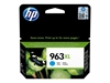 Picture of HP 963XL High Yield Cyan Original Ink Cartridge