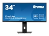 Picture of iiyama ProLite XUB3493WQSU-B5 computer monitor 86.4 cm (34") 3440 x 1440 pixels UltraWide Quad HD LED Black