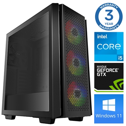 Изображение INTOP i5-11400F 16GB 250SSD M.2 NVME+2TB GTX1650 4GB no-OS