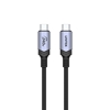 Изображение Kabel USB Unitek USB-C - USB-C 2 m Czarny (C14110GY-2M)