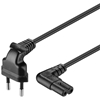 Picture of CONNECTION CABLE EURO PLUG ANGLED AT BOTH ENDS, 3 M, BLACK