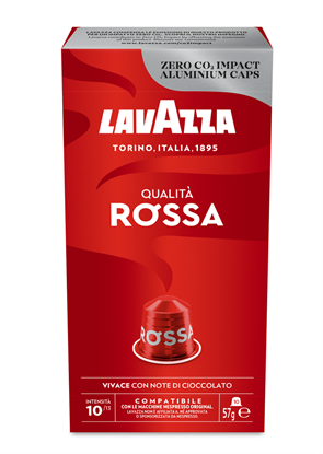 Attēls no Kavos kapsulės LAVAZZA Qualita Rossa, Nespresso aparatui, 10 kaps., 57 g.