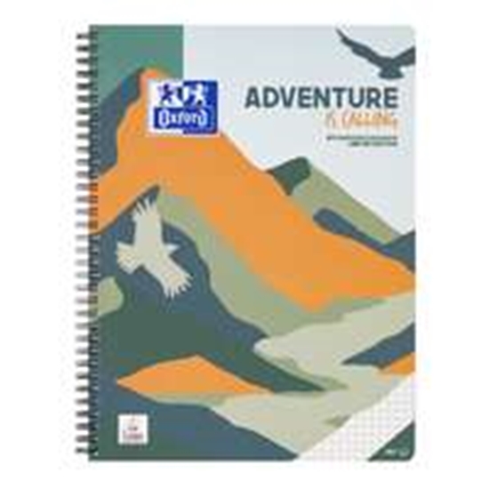 Picture of Klade ar spirāliOxford Limited Edition Adventure, A4+, 160 lapas