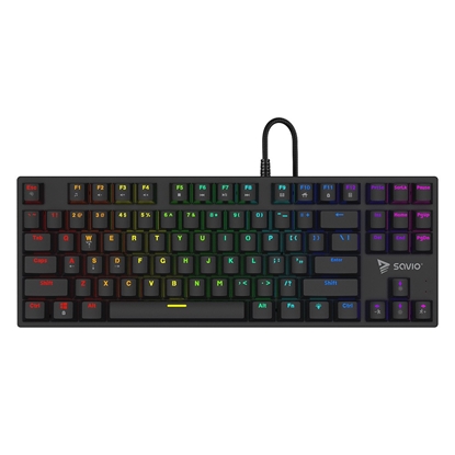 Attēls no Klawiatura mechaniczna RGB Tempest X2 Outemu Blue 