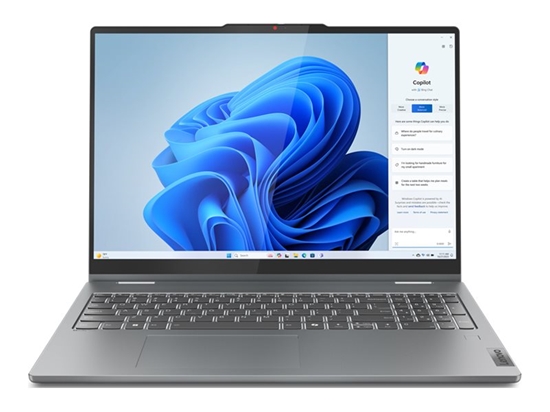 Изображение Lenovo IdeaPad 5 2-in-1 16AHP9 | Luna Grey | 16 " | OLED | Touchscreen | 2K | 2048 x 1280 pixels | Glossy | AMD Ryzen 5 | 8645HS | 16 GB | Soldered LPDDR5x | Solid-state drive capacity 1000 GB | AMD Radeon 760M Graphics | Windows 11 Home | 802.11ax | Blue