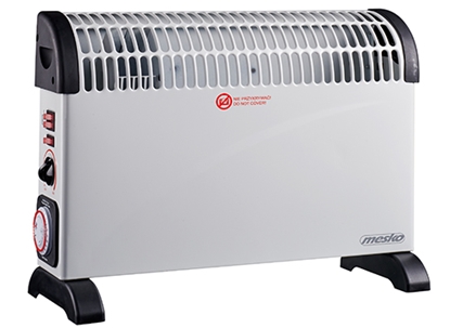 Attēls no Mesko | Convector Heater with Timer and Turbo Fan | MS 7741w | Convection Heater | 2000 W | Number of power levels 3 | White