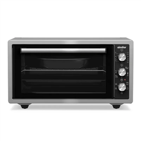 Изображение Mini orkaitė Simfer M 4543 TURBO	 45 L, Electric, Mechanical, Stainless Steel