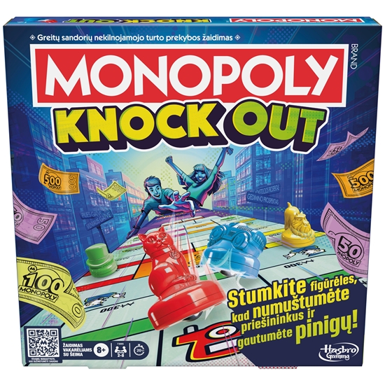 Изображение Monopoly MONOPOLY Boardgame Knockout (In Lithuanian lang.)