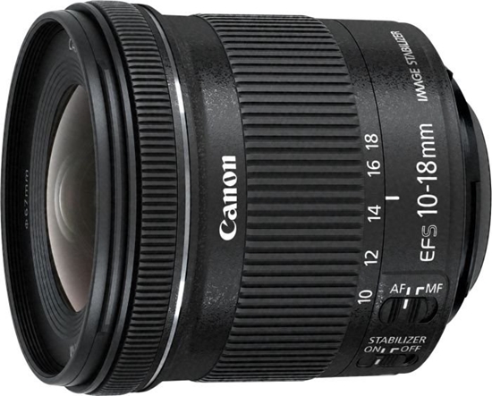 Изображение Objektyvas CANON EF-S 10-18 4.5-5.6 IS STM