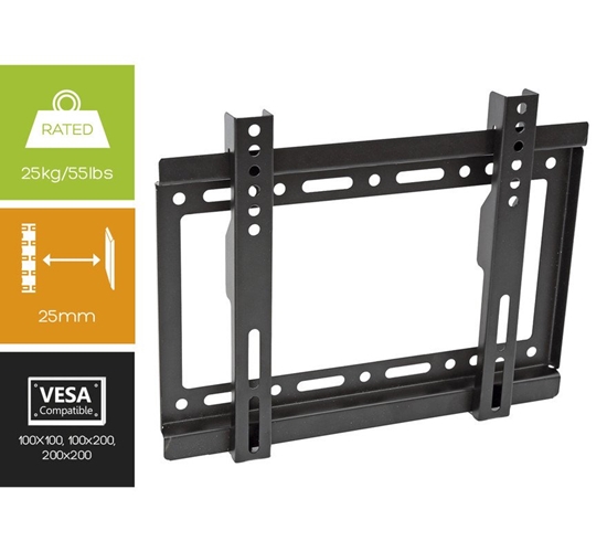 Picture of Omega OUTV200F TV Wall Mount / 40kg MAX / VESA 200x200 / 23-42"