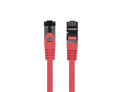 Picture of Patchcord kat.8.1 S/FTP LSZH CU 0.25m czerwony fluke passed