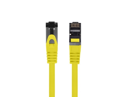 Изображение Patchcord kat.8.1 S/FTP LSZH CU 0.25m żółty fluke passed