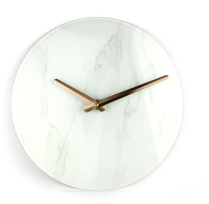 Picture of Platinet wall clock Marble (44871)