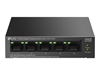 Picture of Switch|TP-LINK|LS105GP|Desktop/pedestal|5x10Base-T / 100Base-TX / 1000Base-T|PoE+ ports 4|LS105GP