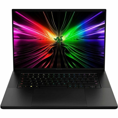 Attēls no Razer Blade 16 | Black | 16 " | QHD+ | 2560 x 1600 pixels | 240 Hz | Intel | i9-14900HX | 16 GB | DDR5 | Storage drive capacity 1000 GB | NVIDIA GeForce RTX 4070 | GDDR6 | 8 GB | Windows 11 Home | Keyboard language US | Keyboard backlit