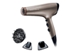 Изображение Remington | Hair Dryer | AC8002 | 2200 W | Number of temperature settings 3 | Ionic function | Diffuser nozzle | Brown/Black