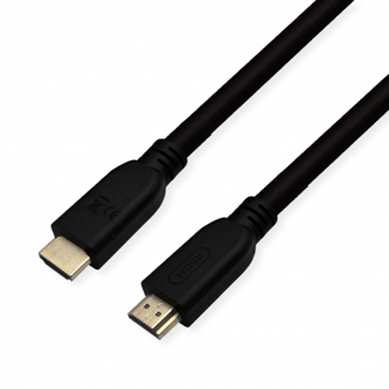 Picture of ROLINE RM  HDMI 8K (7680 x 4320) Ultra HD Cable + Ethernet, M/M, black, 1 m