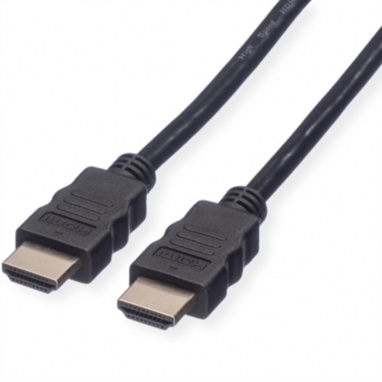 Изображение ROLINE RM HDMI High Speed Cable + Ethernet, M/M, black, 2 m