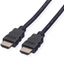 Picture of ROLINE RM HDMI High Speed Cable + Ethernet, M/M, black, 2 m