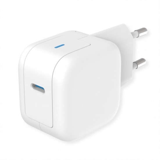 Изображение ROLINE USB Wall Charger, 1-Port, Type C, GaN, 20W