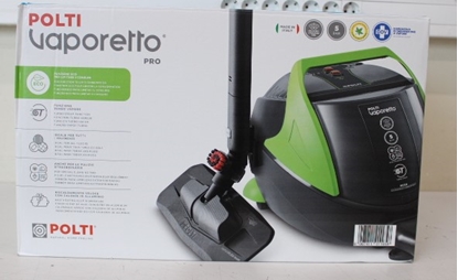 Attēls no SALE OUT. | Polti | Steam cleaner | PTEU0280 Vaporetto Pro 95_Turbo Flexi | Power 1100 W | Steam pressure 5 bar | Water tank capacity 1.3 L | Black/Green | DAMAGED PACKAGING,SCRATCHED  FLEXIBLE HOSE WITH REMOTE CONTROL ON SIDE , SCRATCHED PARQUET BRUSH ON