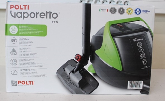 Picture of SALE OUT. | Polti | Steam cleaner | PTEU0280 Vaporetto Pro 95_Turbo Flexi | Power 1100 W | Steam pressure 5 bar | Water tank capacity 1.3 L | Black/Green | DAMAGED PACKAGING,SCRATCHED  FLEXIBLE HOSE WITH REMOTE CONTROL ON SIDE , SCRATCHED PARQUET BRUSH ON