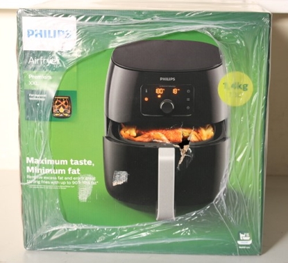 Attēls no SALE OUT. Philips HD9650/90 Airfryer XXL Premium, Black, DAMAGED PACKAGING,UNEVEN SPACING BETWEEN PLASTISC PARTS | Philips | Airfryer XXL Premium | HD9650/90 | Power 2225  W | Capacity 7.3 L | Rapid Air technology | Black | DAMAGED PACKAGING,UNEVEN SPACIN