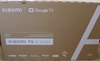 Picture of Xiaomi TV | A 2025 | 50 | Smart TV | Google TV | 4K UHD | Black | DAMAGED PACKAGING