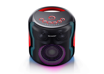 Picture of Sharp Party Speaker | PS-921(BK) | 130 W | Bluetooth | Black | Portable | Wireless connection