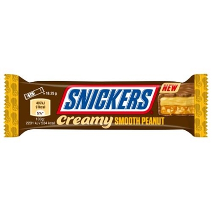 Attēls no Snickers Creamy Peanut butter bar 36.5g