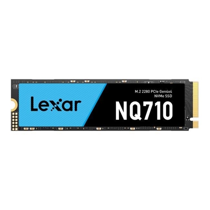 Изображение SSD|LEXAR|NQ710|1TB|Heatsink M.2|PCIe Gen4|NVMe|Write speed 3300 MBytes/sec|Read speed 5000 MBytes/sec|TBW 340 TB|MTBF 150000 hours|LNQ710X001T-RNNNG