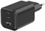 Attēls no Swissten Travel Charger GaN 2x USB-C / PD USB-A / 18W QC / 65W