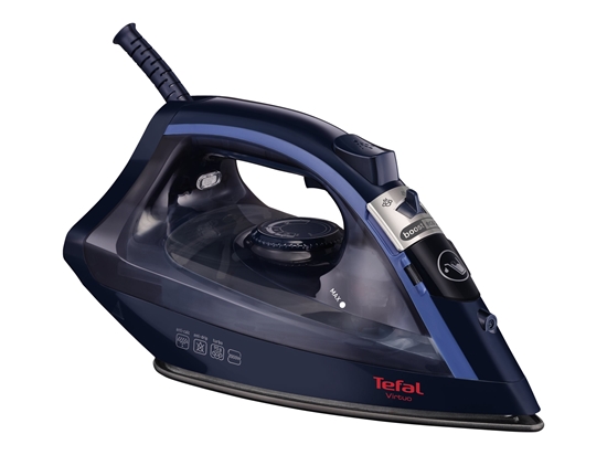 Изображение TEFAL | FV1713E0 Virtuo | Steam Iron | 2000 W | Water tank capacity 200 ml | Continuous steam 24 g/min | Dark Blue