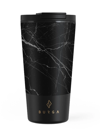 Picture of Termo puodelis BURGA Black Marble, 470 ml