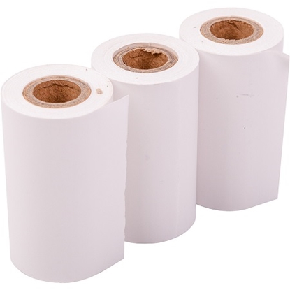 Attēls no Thermal Paper for Thermal Label Printer, D30mm x 52mm, 3 rolls