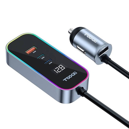 Изображение Toocki Car Charger 155W / 2x USB-C / 2x USB-A