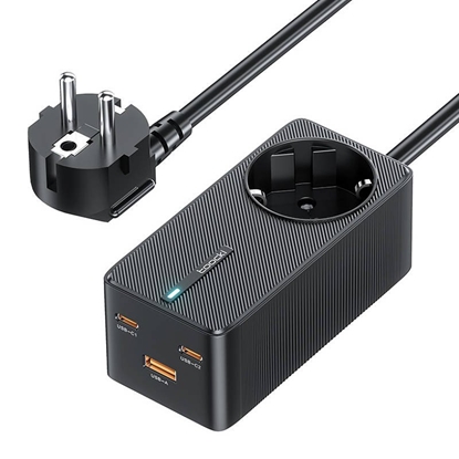 Picture of Toocki GaN Charger 1.5m / 67W / AC / USB-A / 2x USB-C