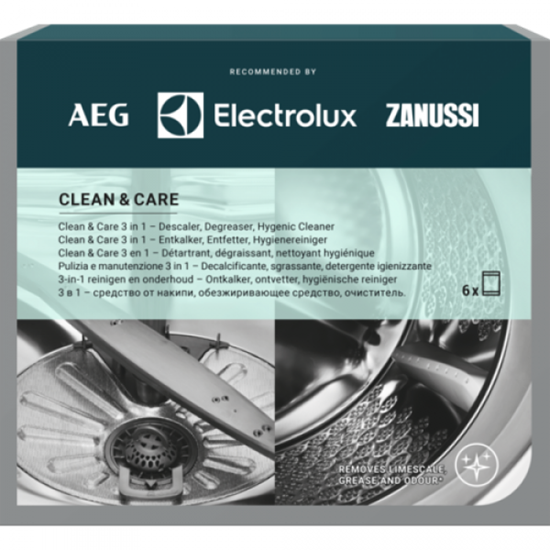 Изображение Electrolux Clean and Care tīrīšanas līdzeklis - 3 vienā (6 gab.)