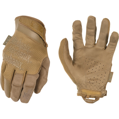 Attēls no Mechanix Wear Mechanix Wear Pirštinės Mechanix Speclialty 0.5 Coyote L. 0,5mm storio delnas. Velcro, dirbtinė oda, TrekDry®, Lycra