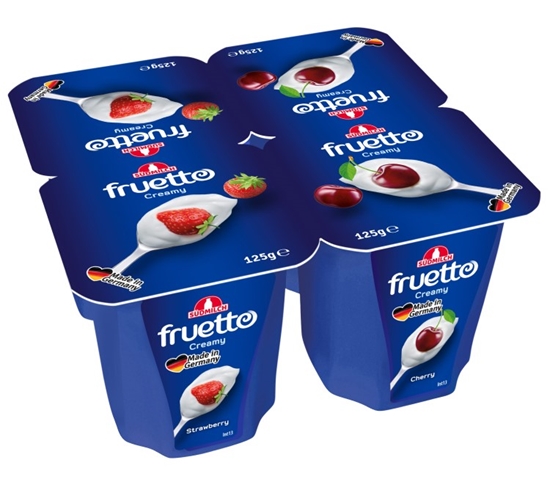 Изображение Jogurta deserts Fruetto zemeņu, ķiršu, 4,7%, 125 g