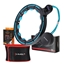 Изображение Komplekts SET HULA HOOP MAGNETIC BLACK/TURQUOISE HHM17 WITH WEIGHT + COUNTER HMS + WAIST SUPPORT BR163 RED