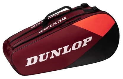 Picture of Krepšys tenisui DUNLOP CX-CLUB 6 black/red