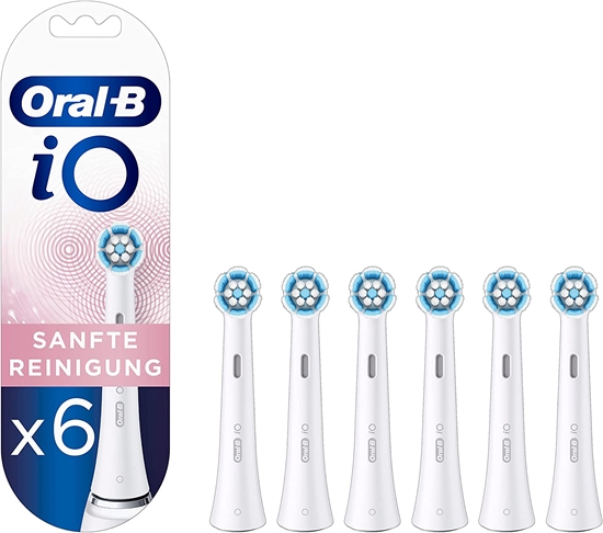 Picture of Oral-B iO Gentle Cleansing Set of 6  brush heads (white)