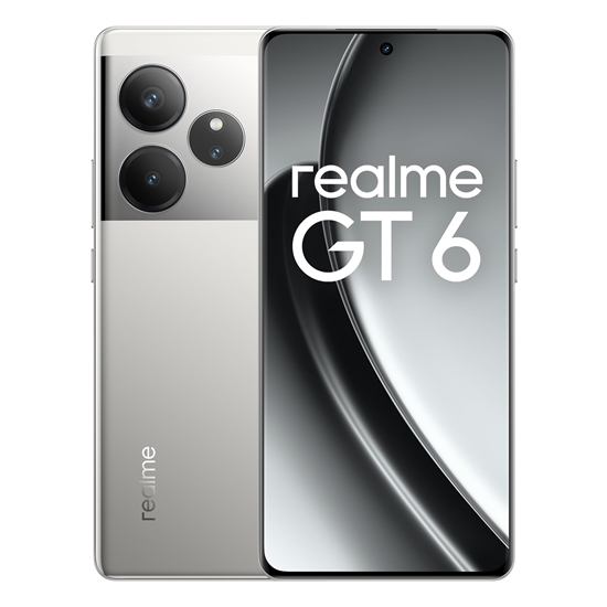 Picture of REALME GT 6 12+256GB DS 5G FLUID SILVER NFC OEM