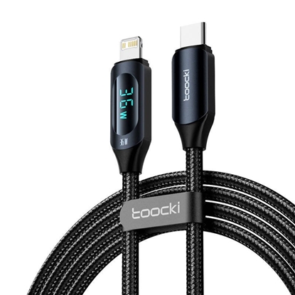 Изображение Toocki Charging Cable Lightning - USB-C / 1m / 36W